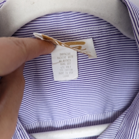 Vintage 90s Tia Design L Button Up Shirt Top Blouse Heels Hats Shopping Novelty - Picture 10 of 10